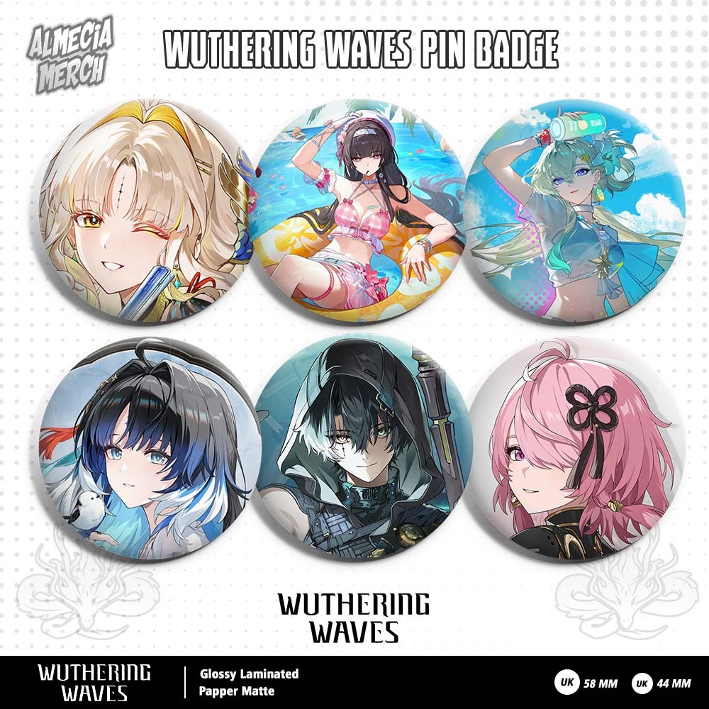 Wuthering Waves Pin Bross VOL 2 / Wuthering Waves Pin Accessories / Wuthering Waves Character Badge 