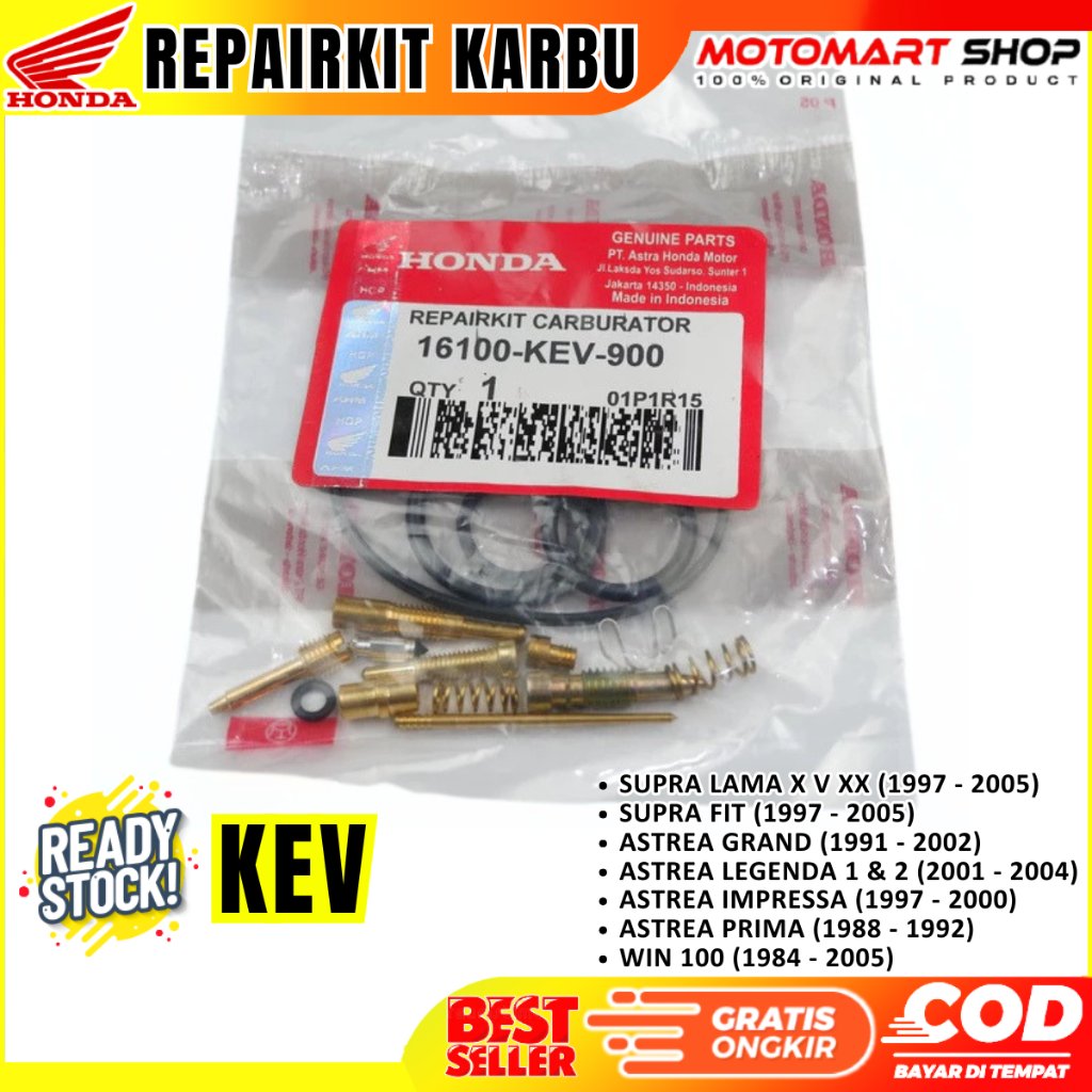 Repairkit Supra X 100 Fit Grand Legenda Impressa Prima WIN 100 - GN5 KEV S615