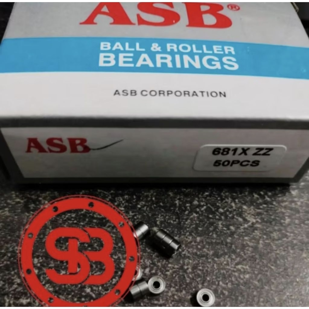 MINIMAL BEARING 681 XZZ ASB ORIGINAL ขั้นต่ํา 10 ชิ้น