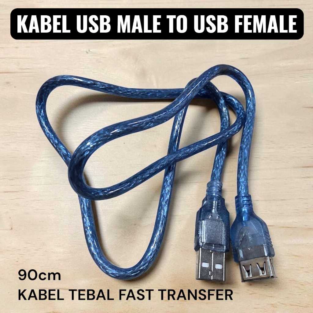 สาย USB ชายหญิง 2.0 90CM / USB EXTENSION A ถึง USB F 90CM 0.9M (Am-Af) / USB EXTENSION