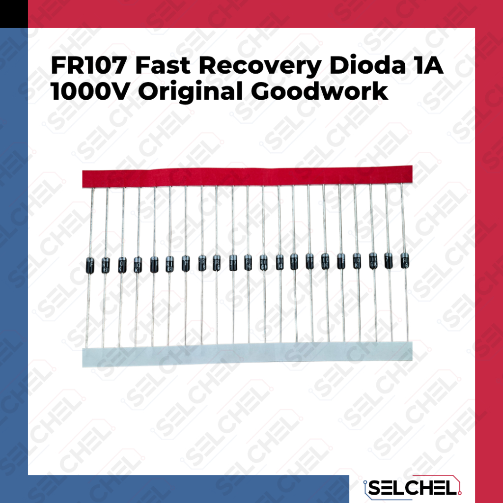 FR107 Fast Recovery Diode 1A 1000V Original GoodWork DO-41