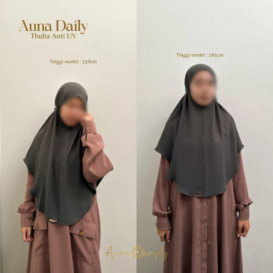 ฮิญาบ Daily Matt Thuba Anti UV By Auna Simply