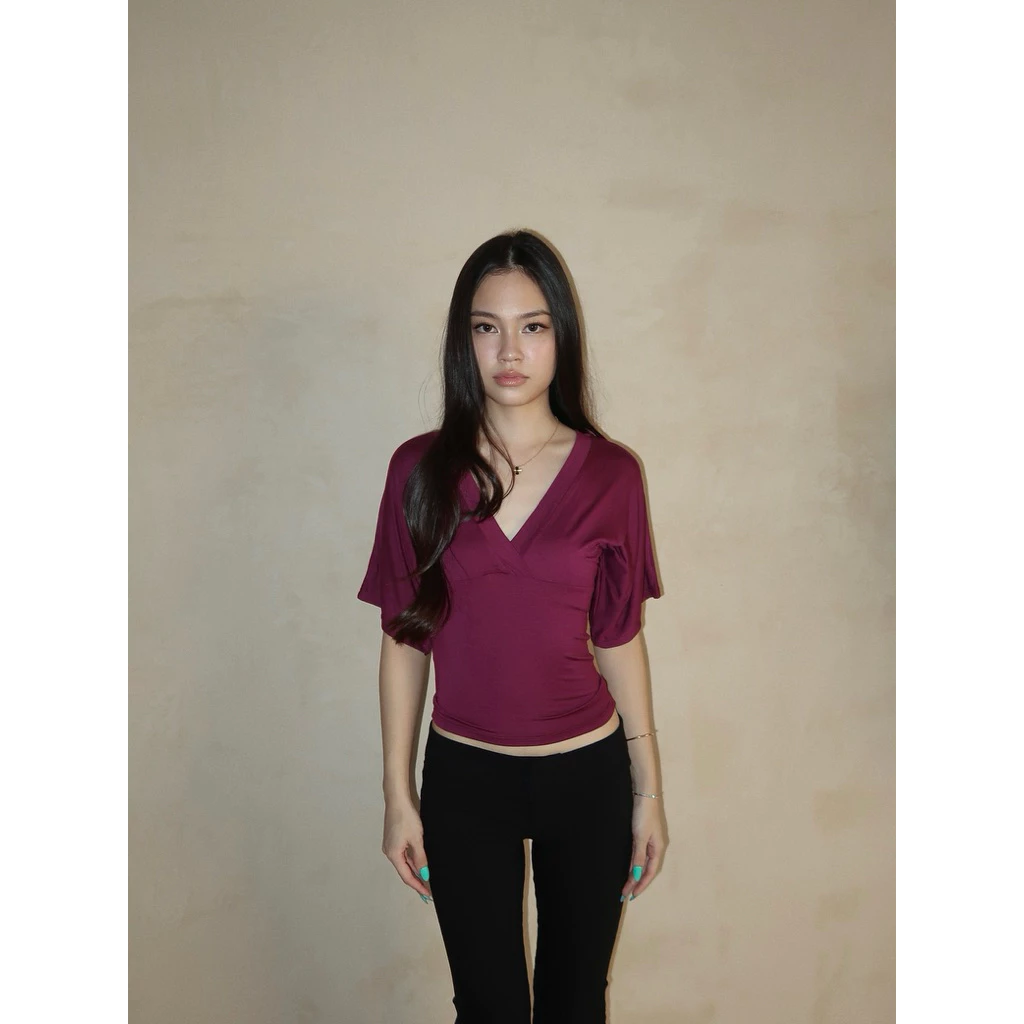 POSIE TOP // RUE Top Multiways Tshirt Basic Casual Stretch