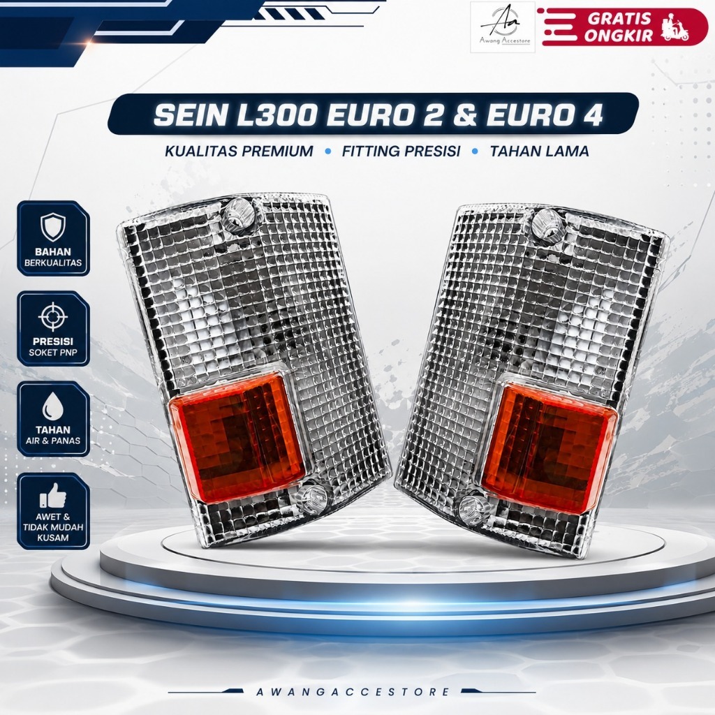 CRYSTAL TURN SIGNAL L300 EURO 2 และ EURO 4 PRECISION TURN SIGNAL LIGHT L300 EURO 2/4 MITOYO