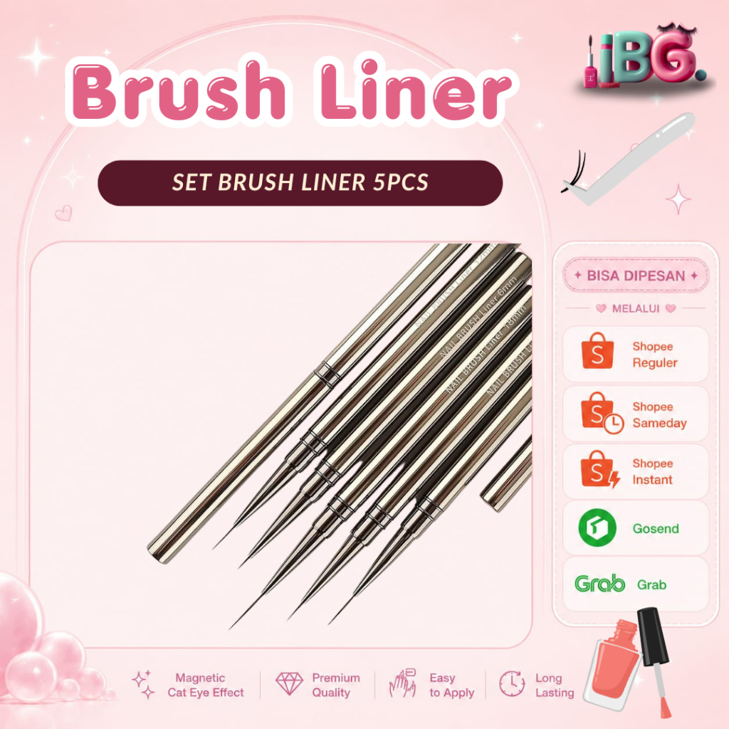 Brush Liner set Brush Liner set 5 ชิ้น Brush Liner set
