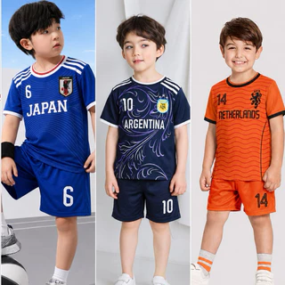 เสื้อฟุตบอลชุด 1-14 ปีฟุตซอลเสื้อฟุตบอลอาร์เจนตินาบราซิลฝรั่งเศสโปรตุเกสสเปน
