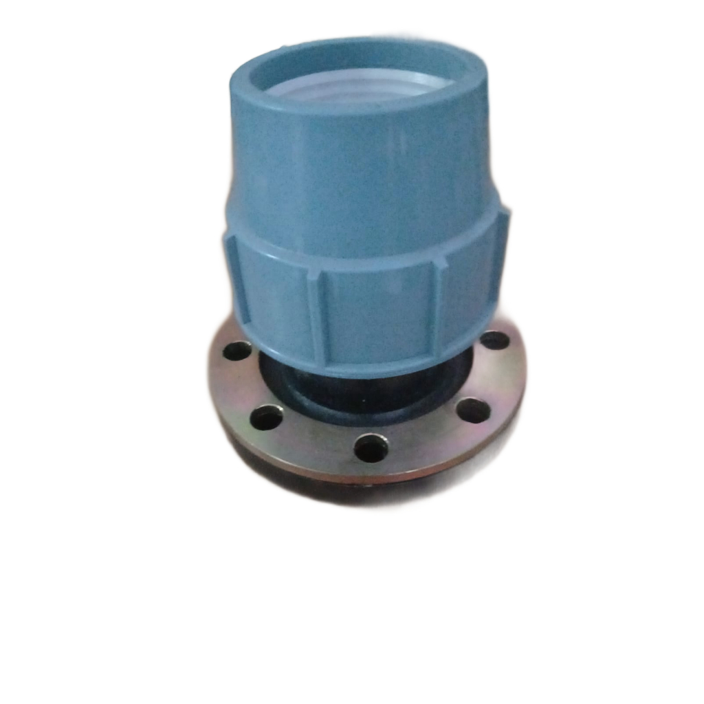 HDPE FLANGE FITTING COMPRESSION ADAPTER PN16 90MM (3 นิ้ว)
