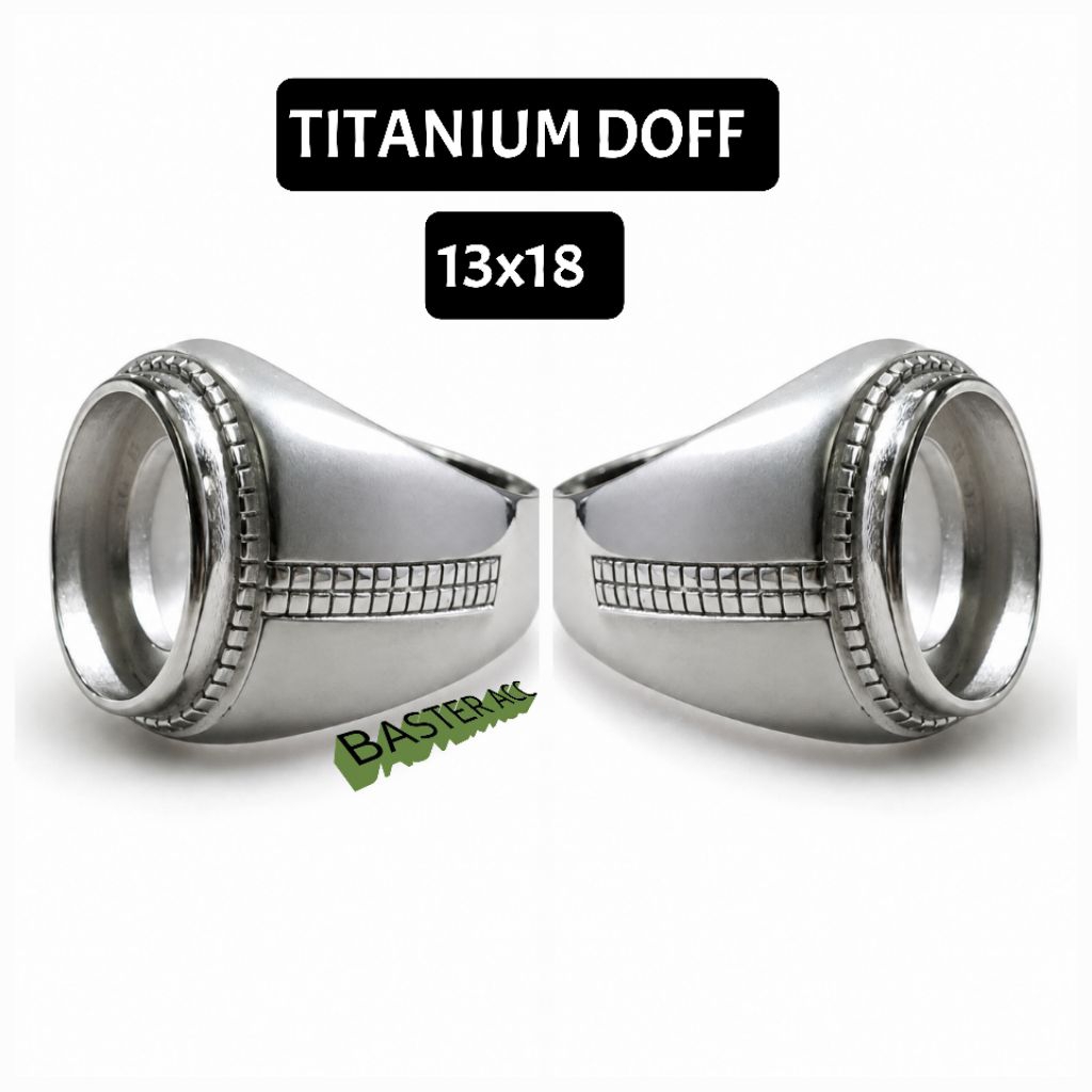 RING TITANIUM DOFF RING DM 13X18