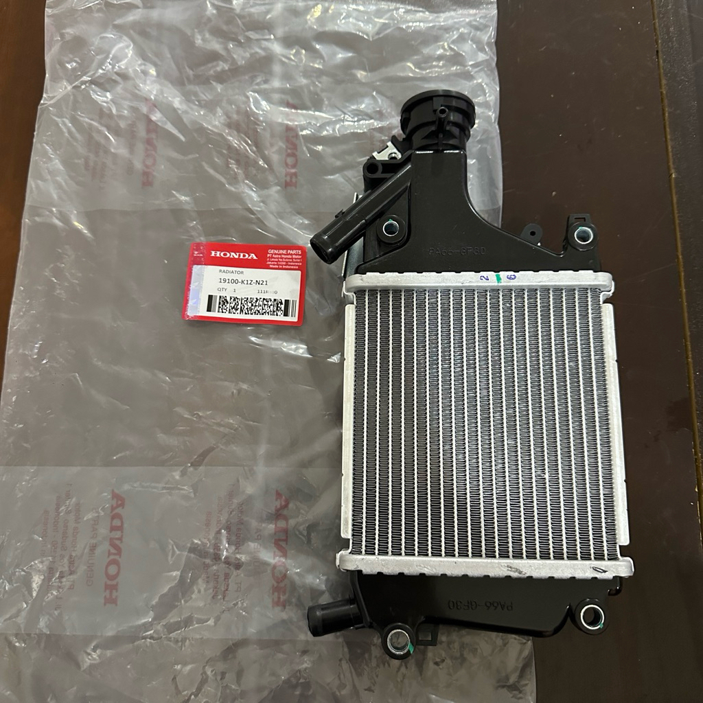 MESIN K1Z RADIATOR ASSY COMPLETE ENGINE COOLER SET MOTORCYCLE K1N PCX 160 VARIO ADV 160 GARASI STYLO