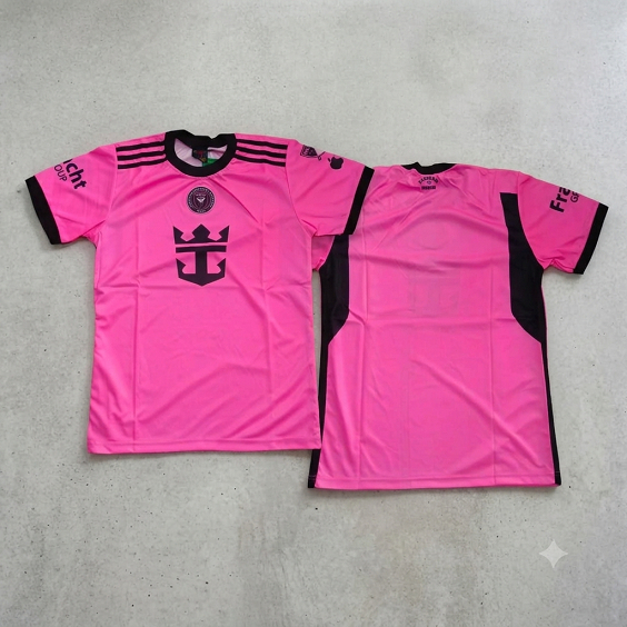 INTER MIAMI เสื้อฟุตบอลผู้ใหญ่/ MIAMI HOME เสื้อฟุตบอลผู้ใหญ่ TOP JERSEY PRINTING