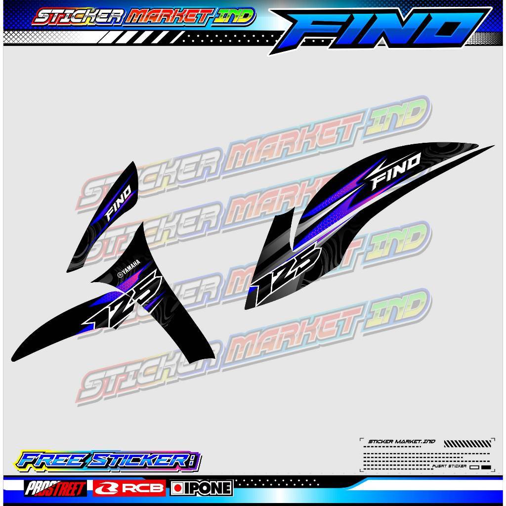 FINO 125 VARIATION STRIPING / YAMAHA FINO 125 MOTORCYCLE LIST STICKER