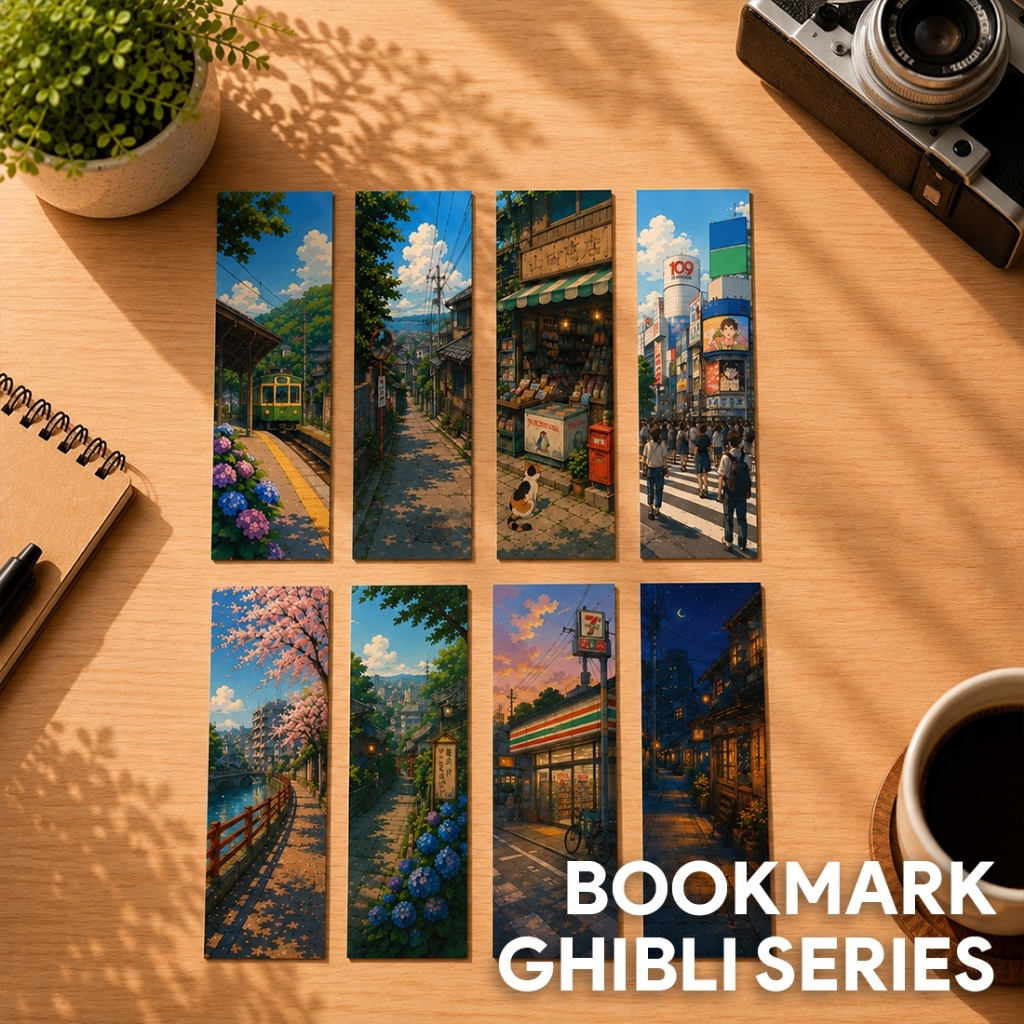 Anime Artstyle Bookmark Series - ชุดละ 8 ชิ้น