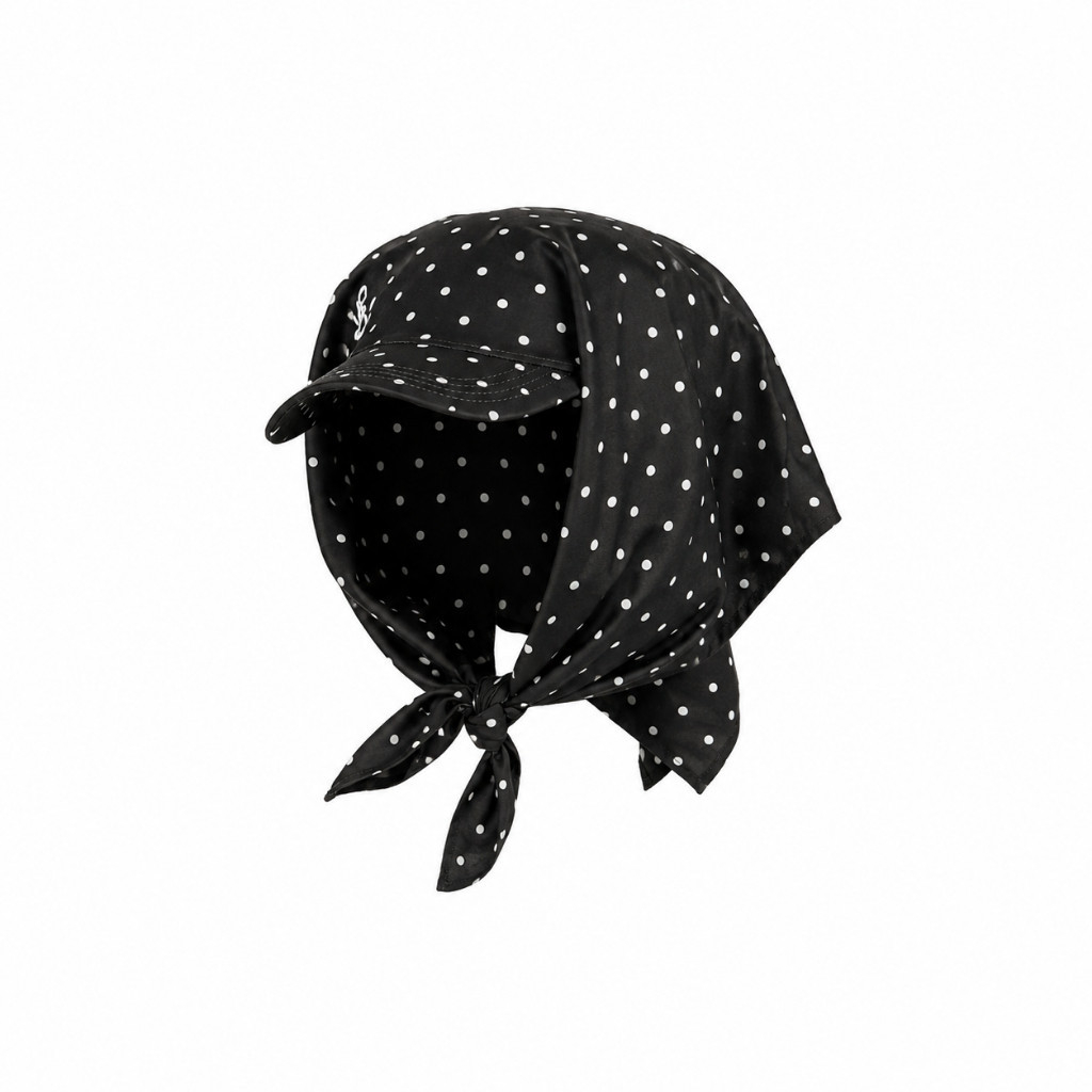 RESTER CLUB | หมวก BANDANA สีดํา | RAYON