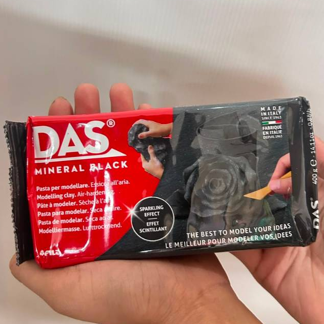 DAS Modeling Clay Mineral Black - Black Clay 400 กรัม
