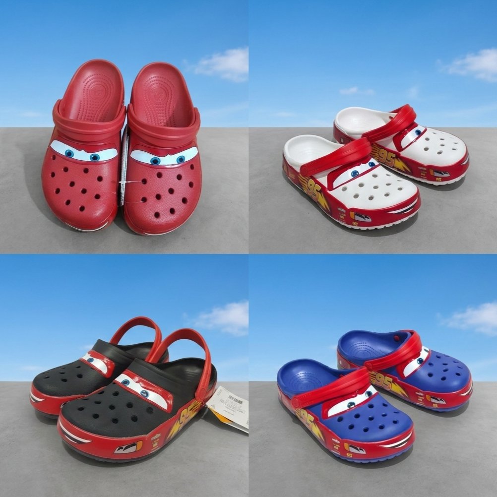 CRQCS Cars Mcqueen 95 รองเท้าแตะเด็กผู้ชายใหม่