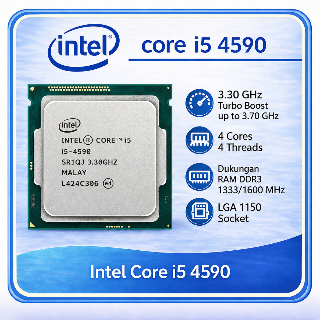 โปรเซสเซอร์ Intel Core i5 GEN 4 LGA 1150 | 4590 | 4570 | 4460 | 4440S | 4590T | 4460T