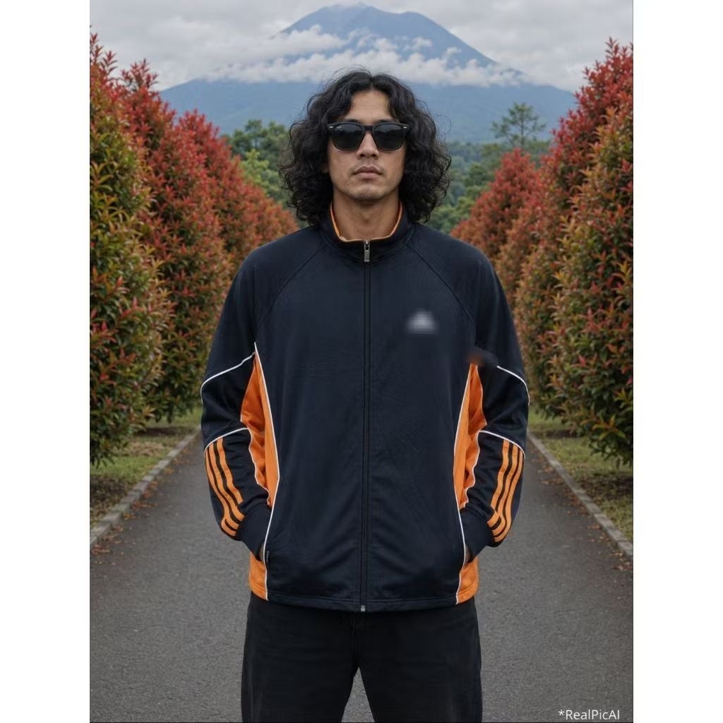 (Y2K) AD*DAS 0R1 Tracktop Jacket ไซส์ L fit XL (P71 x L57)