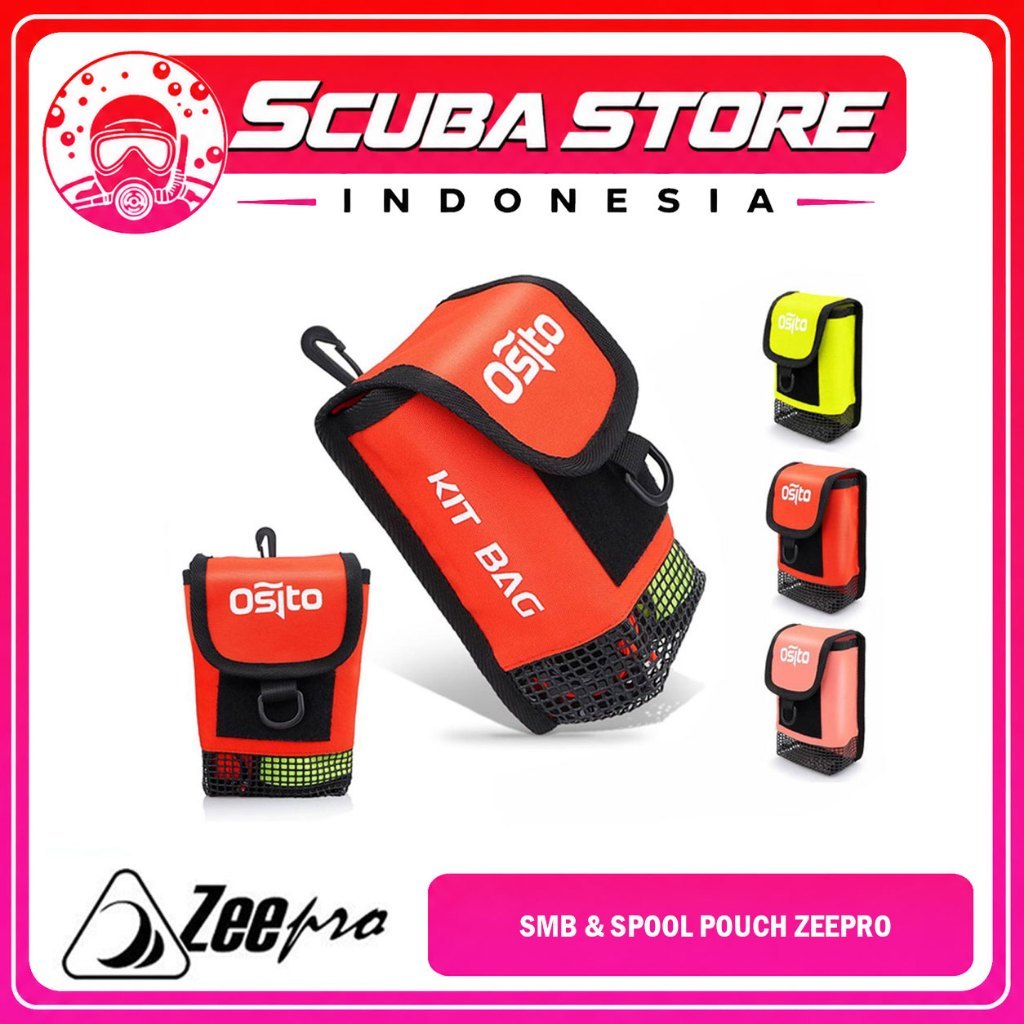 ถุงตาข่าย SMB Reel Spool Zeepro กระเป๋าอุปกรณ์เสริมกระเป๋าดําน้ําดําน้ําดําน้ําดําน้ํา