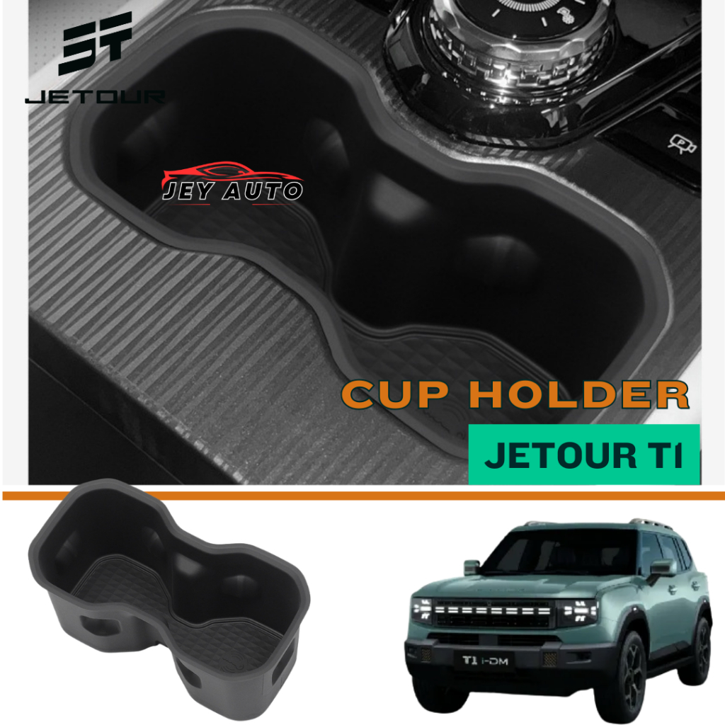 ที่วางแก้ว Jetour T1 ซิลิโคน / ฉากกั้นเก็บของ Jetour T1