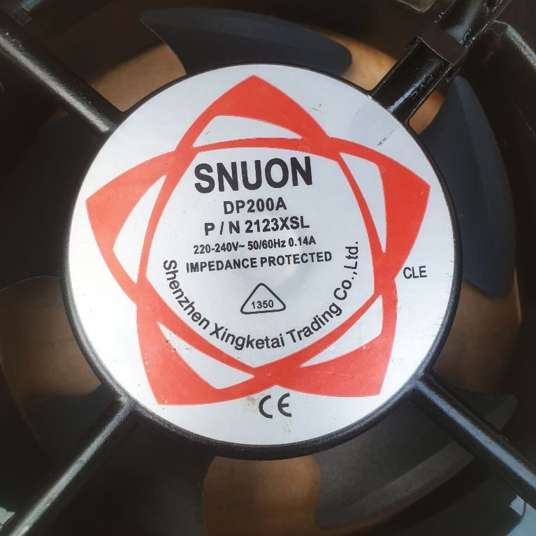 พัดลม Sunon 12X12x3.8 ซม. DP200A 213XBL.GN พัดลม Axial DP200A