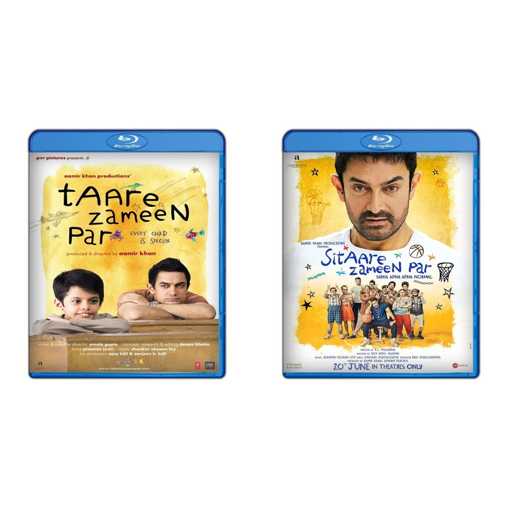 DVD Taare Zameen Par (2007) + DVD Sitaare Zameen Par (2025)
