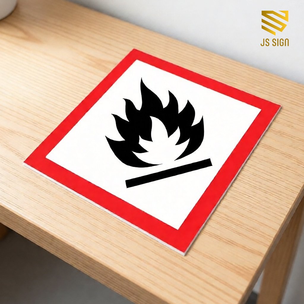 SAFETYSIGN K3 SYMBOL MATERIAL B3 - ง่ายต่อการส่องสว่าง + จาน 3 มม.