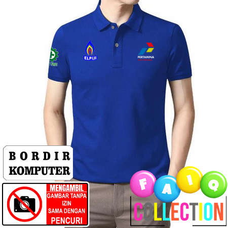 เสื้อยืดคอปกเสื้อโปโล PERTAMINA GAS COUNTIES - ชุดทํางาน LPG PERTAMINA GAS COUNTS - คอมพิวเตอร์ LPG 