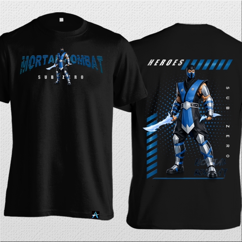 เสื้อยืด Sub Zero Mortal Kombat HER-221 Premium Combed 24s