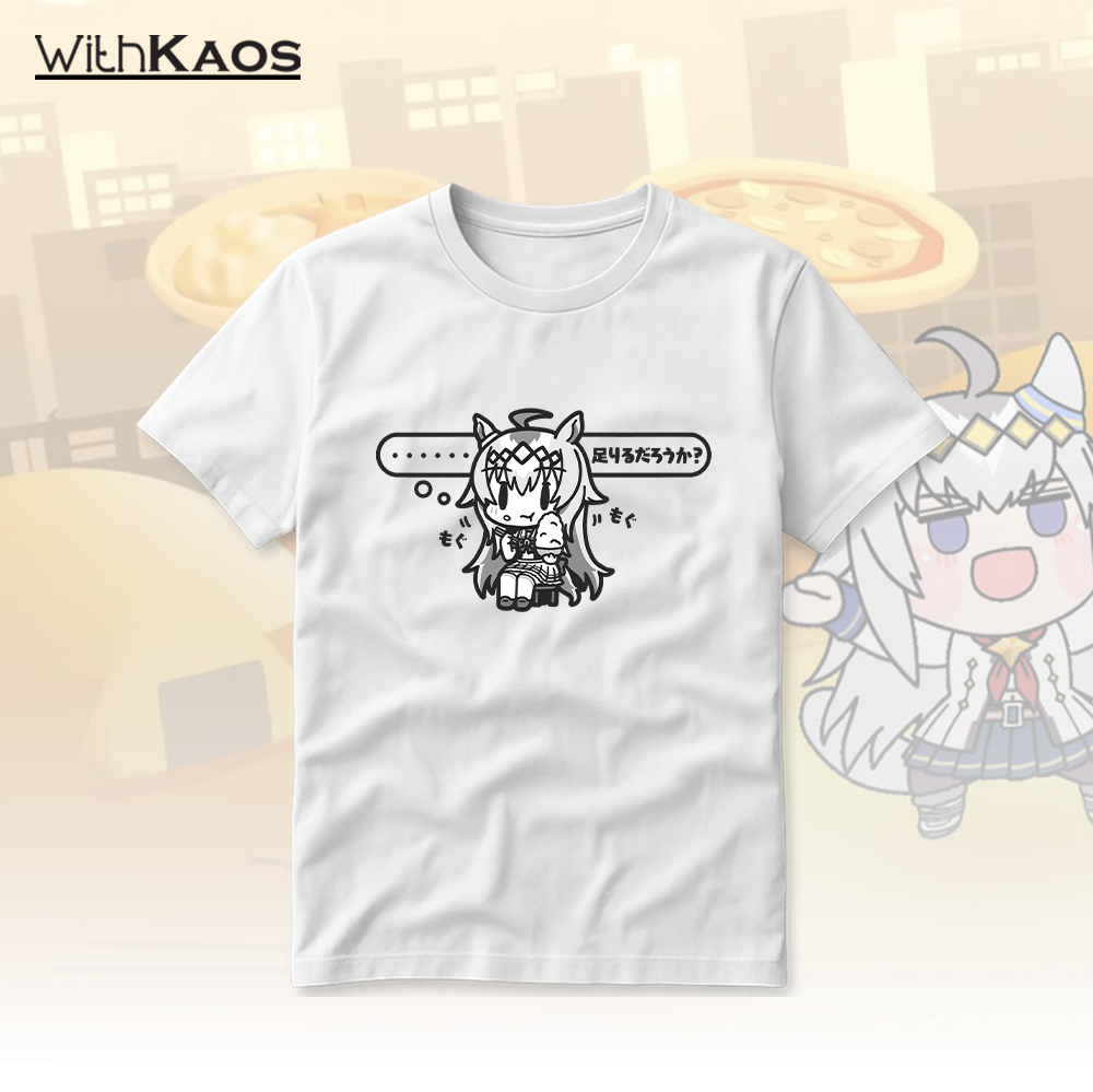 เสื้อยืดอนิเมะ Oguri Cap Chibi | เสื้อแขนสั้นสําหรับบุรุษและสตรี | Uma Musume Oguri Cap เสื้อยืด Coo