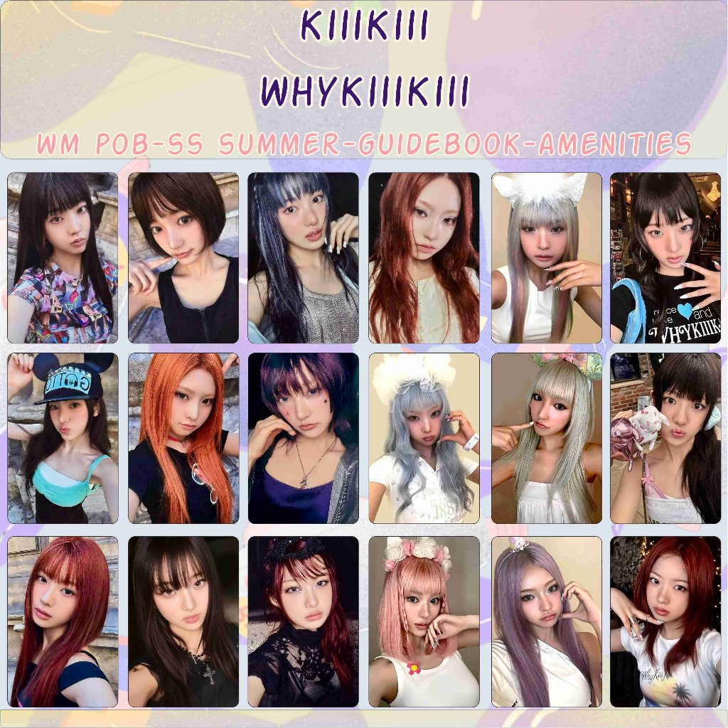 KIIIKIII WHYKIIIKIII PHOTOCARD UNOFFICIAL PREMIUM