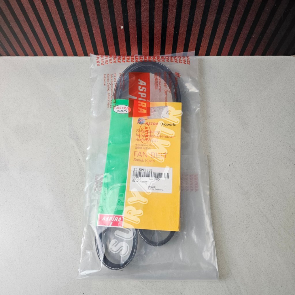 VAN เข็มขัดพัดลม HONDA JAZZ FREED NEW CITY APSIRA 11-5PK1135