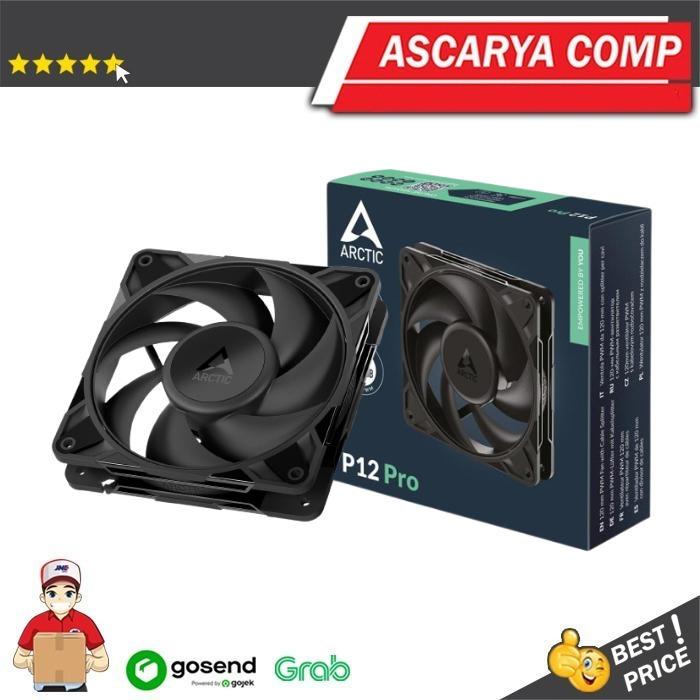 พัดลม ARCTIC P12 Pro | พัดลม พีเอ็มเอ็ม 120 มม. แพ็คเดี่ยว