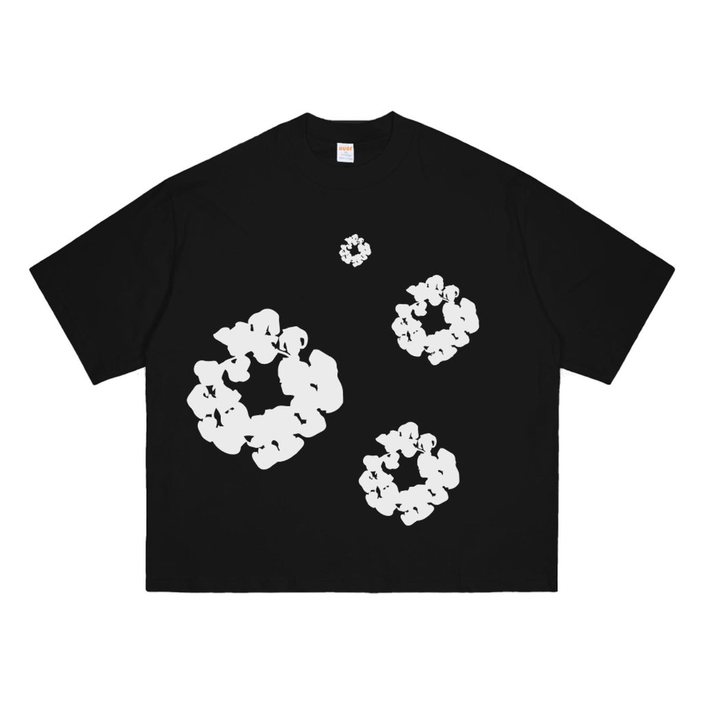 เสื้อ Boxy ผ้าฝ้ายพิมพ์ลาย PE 24S เท่ๆ ใส่สบาย Relex Motif