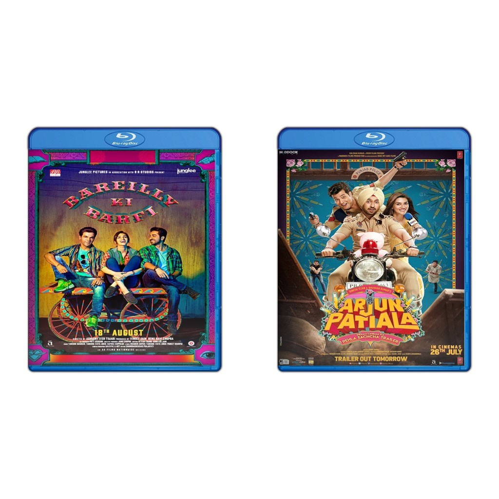 Bareilly Ki Barfi DVD (2017) + Arjun Patiala DVD (2019)