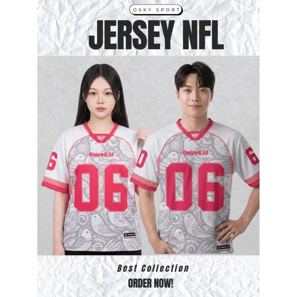 JERSEY NAME AND NUMBER / JERSEY NFL COLLAR 17