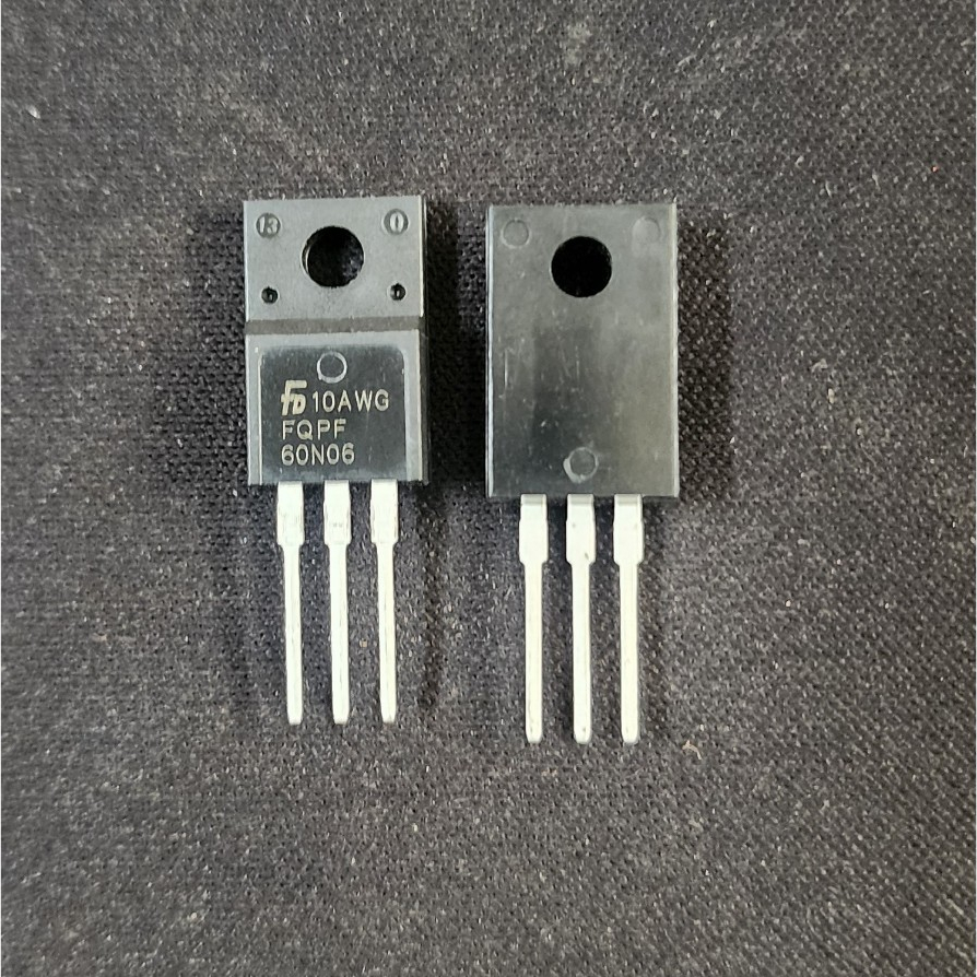 ทรานซิสเตอร์ FQPF50N06 FQP50N06 FQPF 50N06 MOSFET N-Channel 60V 50A - ตัวเครื่องพลาสติก - ราคาต่อ 1 