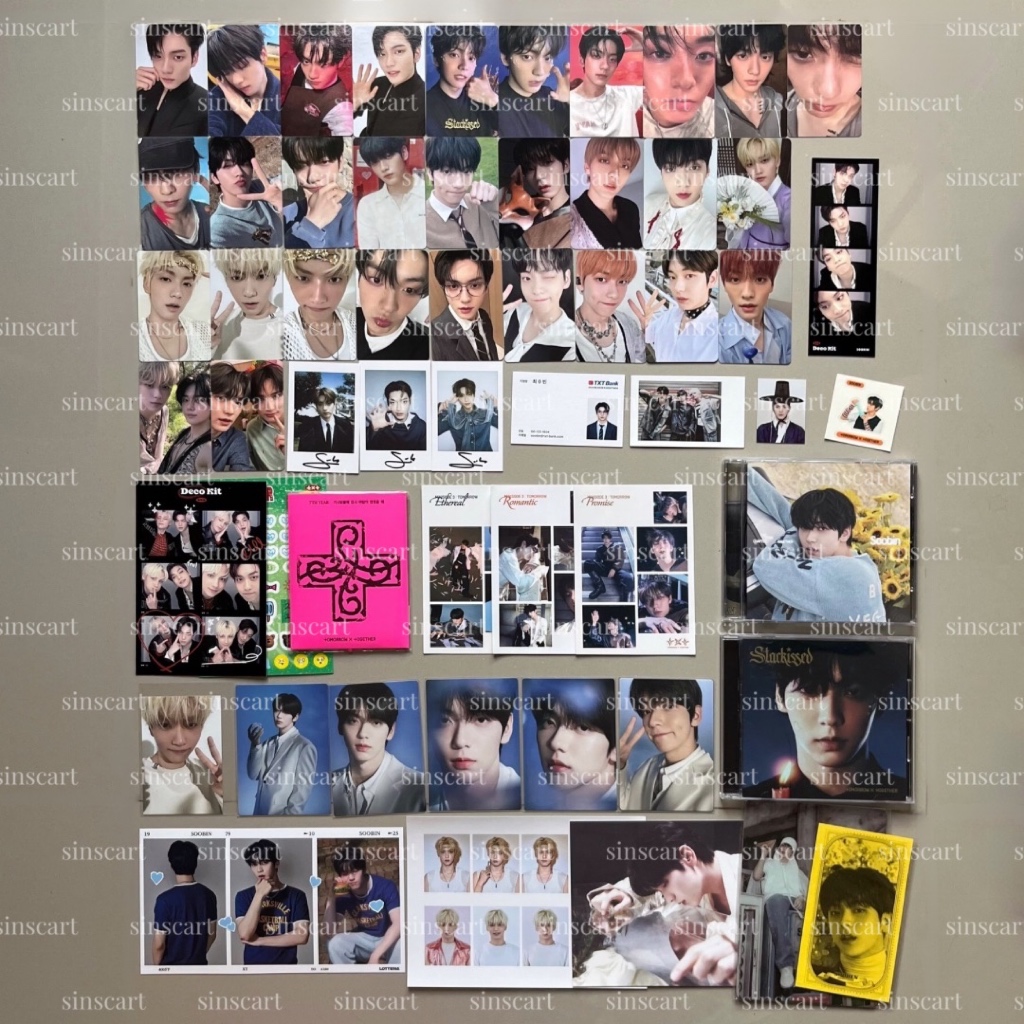 อย่างเป็นทางการ TXT Choi Soobin PC & สินค้า | พรุ่งนี้ x Together Photocard RPC, Mini / MPC, Special
