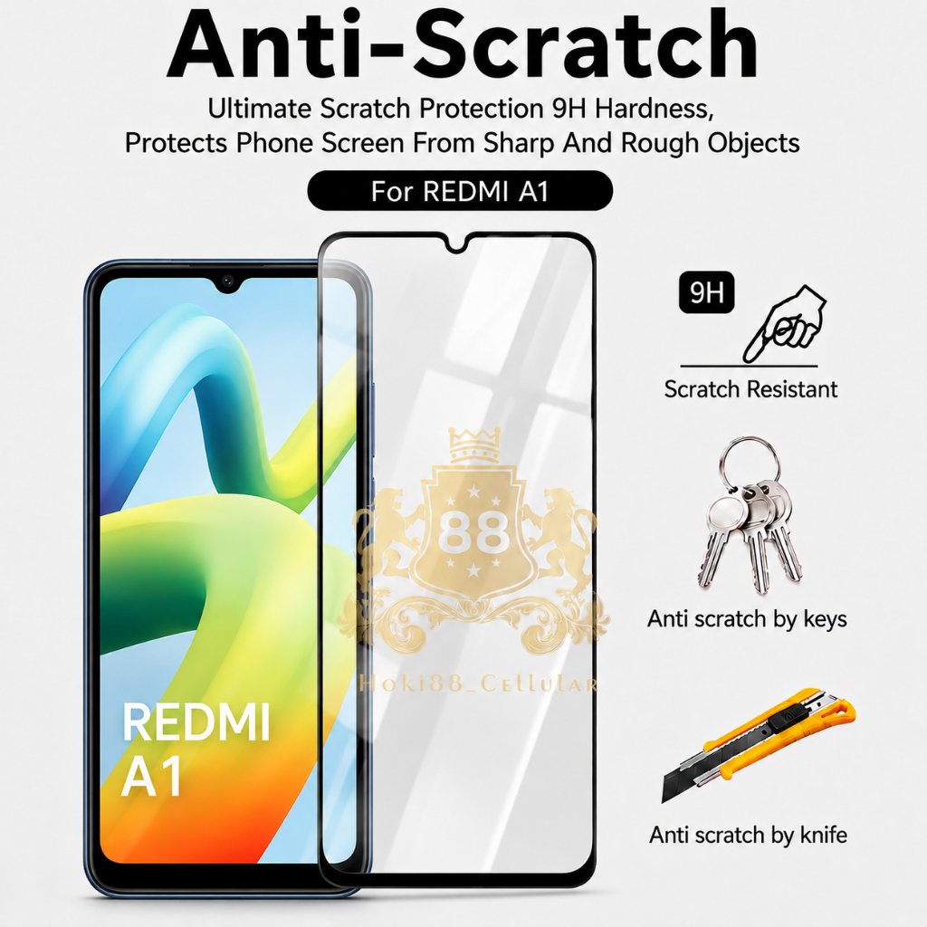 LAYAR 9DกระจกนิรภัยRedmi A1 A1+ A2 A2+ A3 A3x A3 Pro A4 A5 3 3s 4a 5 5a 5 + 7 7 7a 8a 8a 8a 8a Pro 9