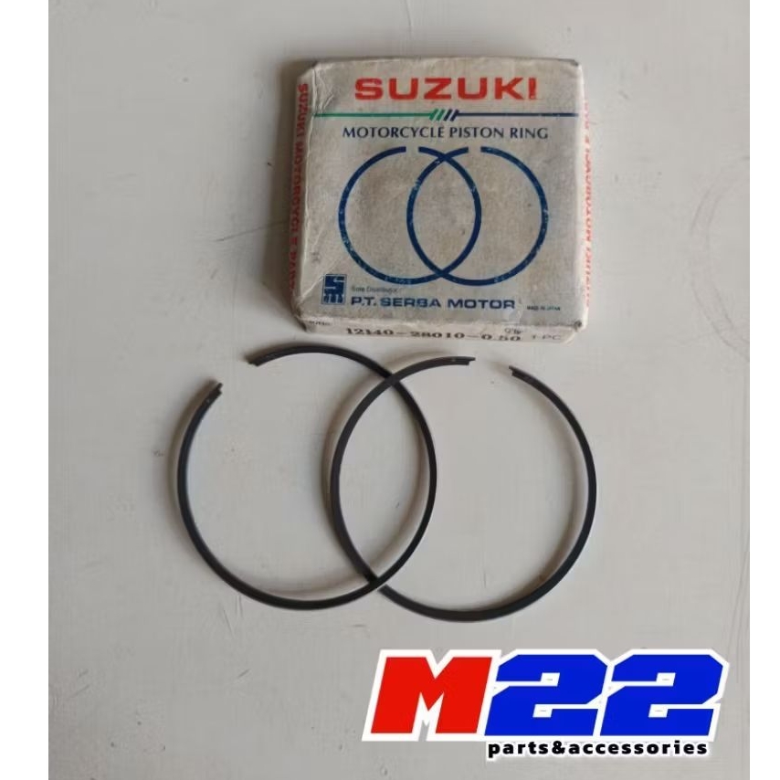 แหวน Sether 12140-28010 Suzuki GP125 GP 125 Os Oversize 0.50 50 0.50