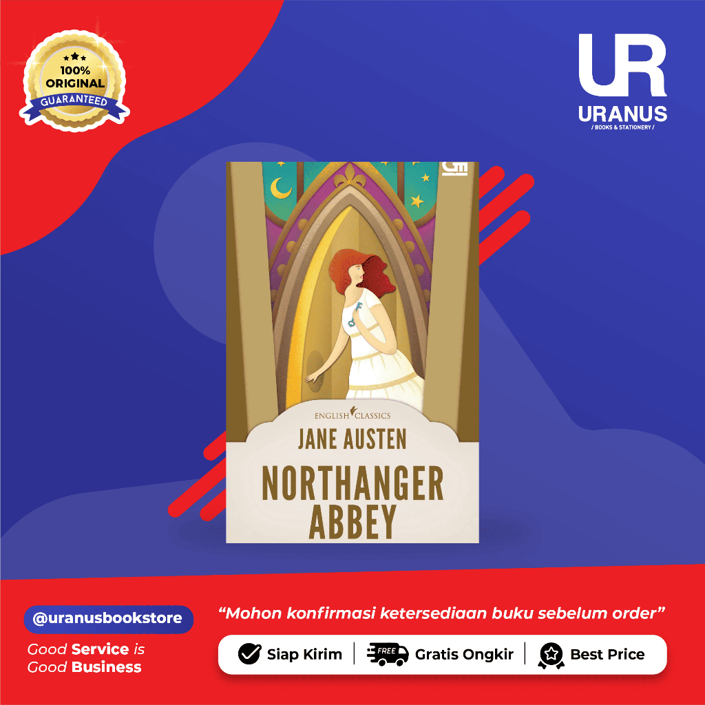 ENGLISH CLASSICS NOVEL: NORTHANGER ABBEY - JANE AUSTEN - URANUS BOOK SHOP -