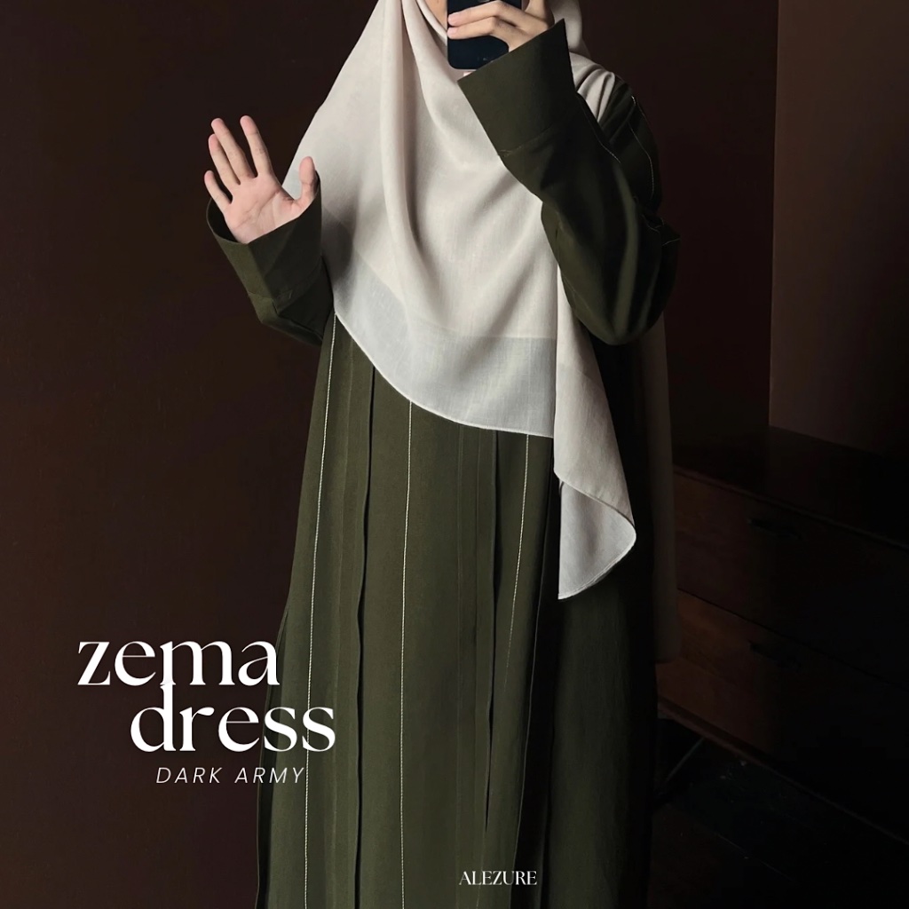 ZEMA DRESS NATURAL LINEN ALEZURE