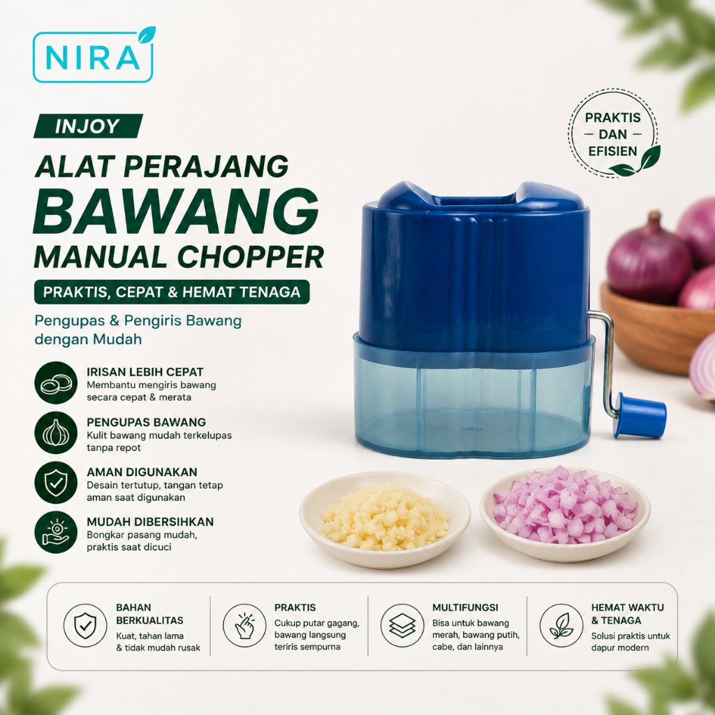 Injoy Onion Chopper Onion Cutter Onion Peeler Slicer
