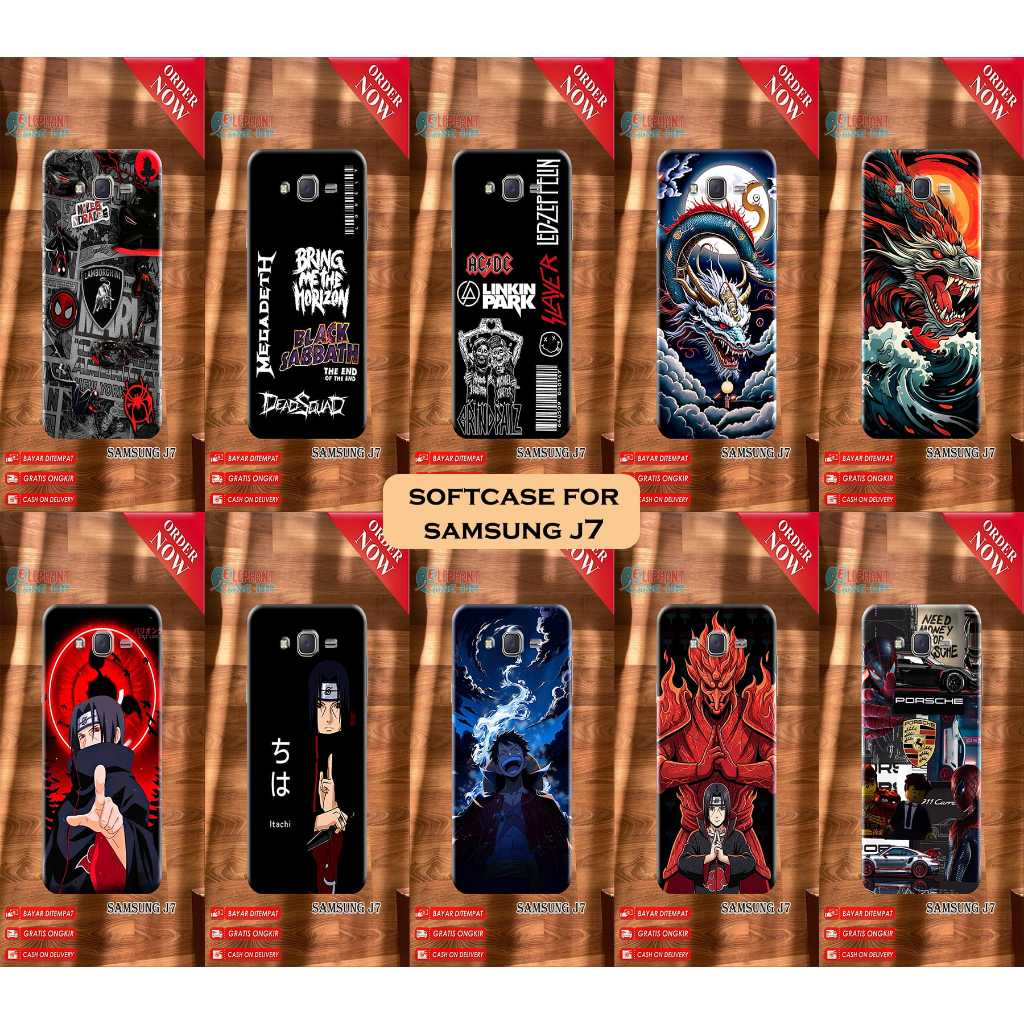 HP Softcase สําหรับ Samsung J7 - เคสโทรศัพท์ Samsung J7 - เคสโทรศัพท์ Samsung J7