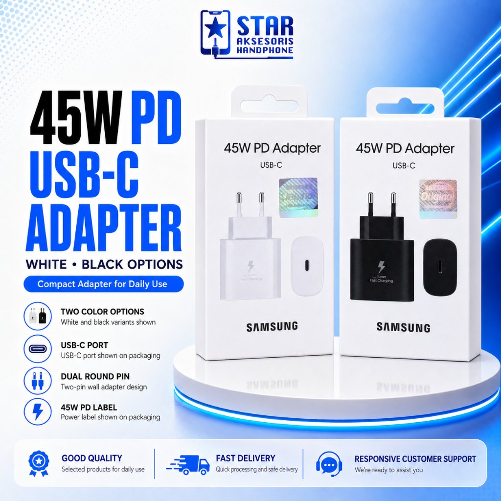 หัวชาร์จ Samsung 45W - Samsung 45W USB-C Travel Power Adapter Samsung 45W USB-C Adapter Samsung 45W 