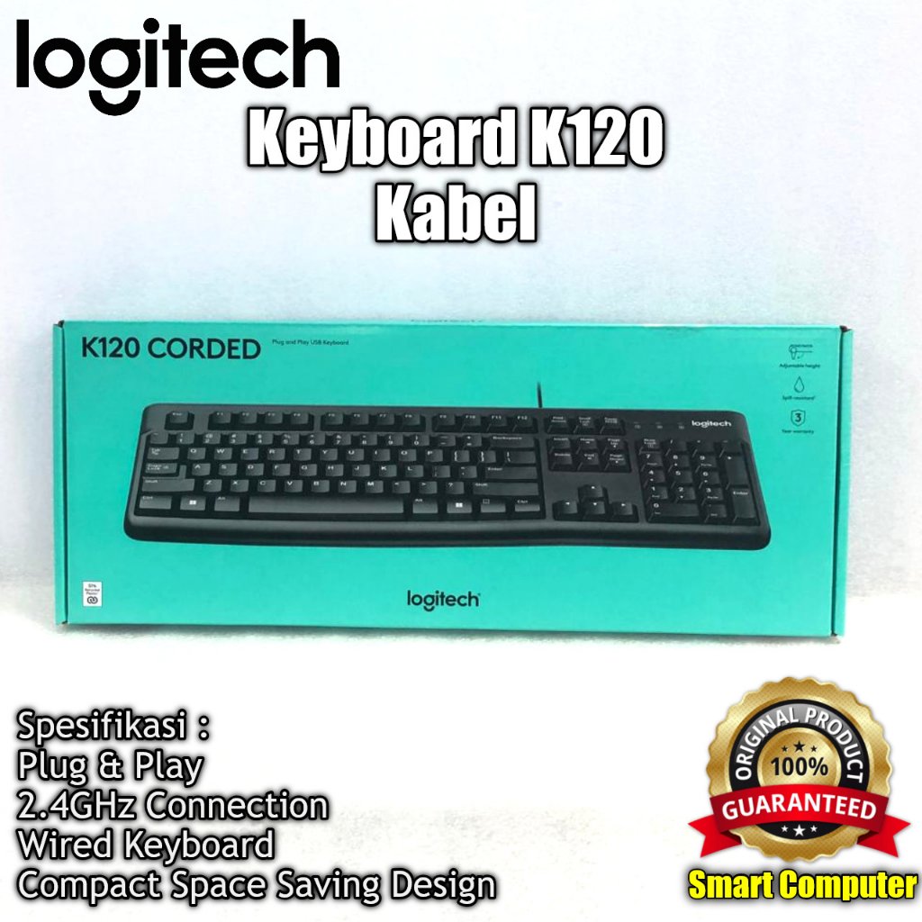 คีย์บอร์ด Logitech K120 USB