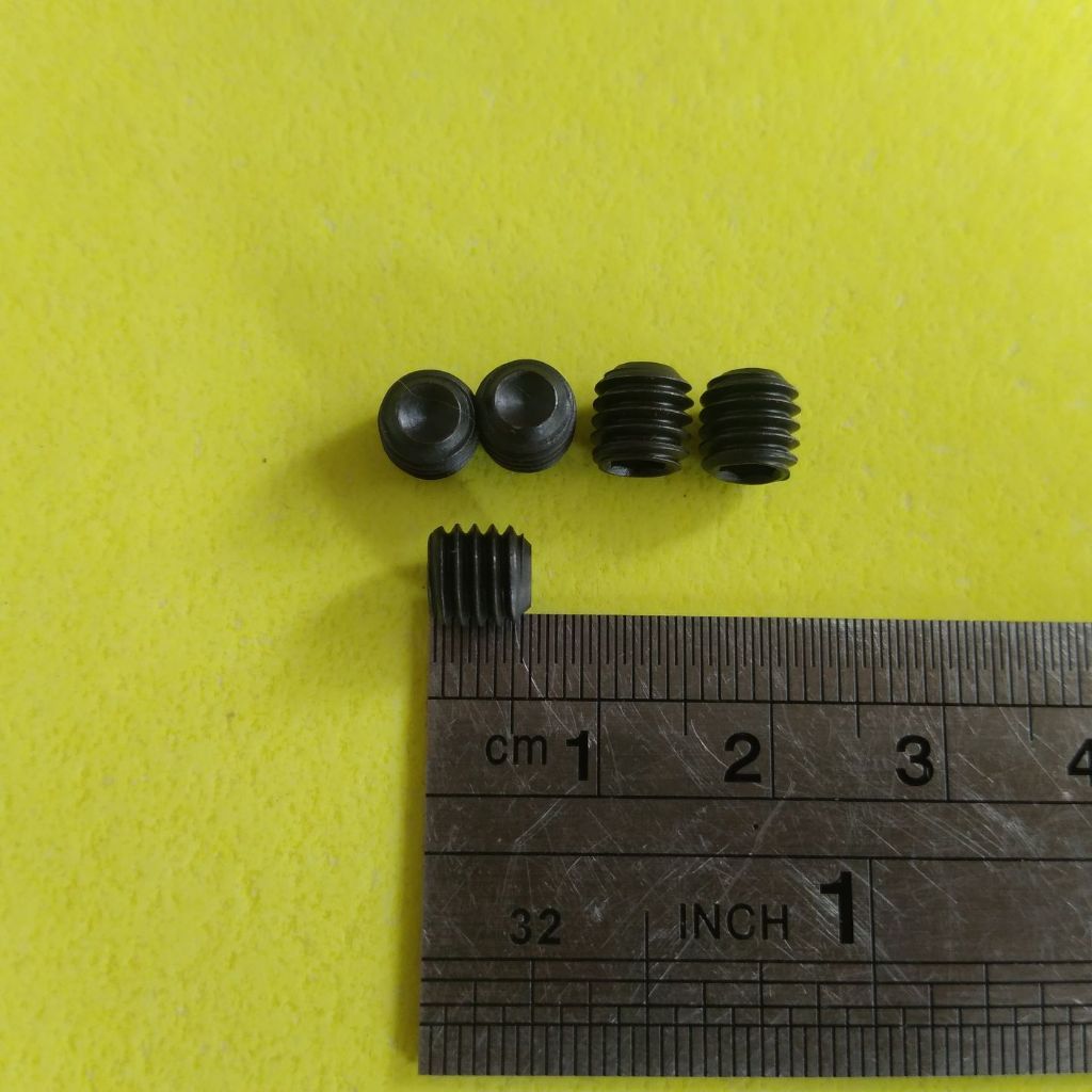 M6X8 STEEL L-BOLT L-WRENCH L3 / L 3 / M6 X 8 EMBEDDED L-BOLT / M6X8 BLACK STEEL SOCKET SET SCREW