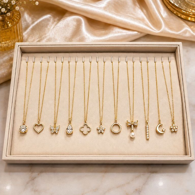 Premium Velvet Wave Box Necklace Display/Jewelry Box/Jewelry Shop Supplies
