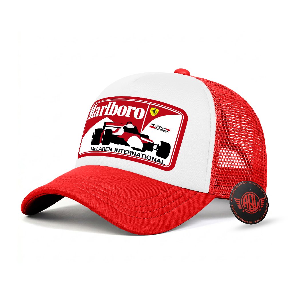 F1 หมวกตาข่ายกีฬาสําหรับผู้ชายและผู้หญิง | TRUCKER HAT CAPS CASUAL