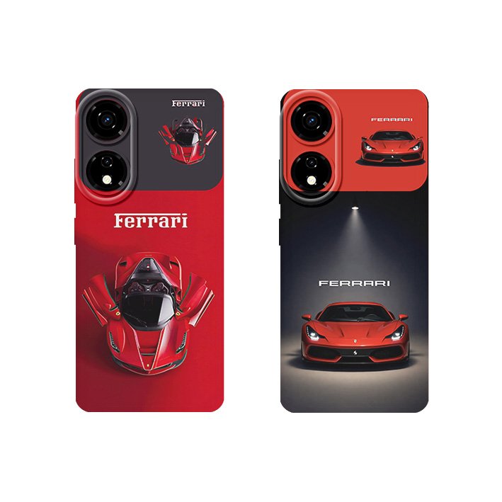 [BOX58] เคสเข้ากันได้สําหรับ ITEL P55 5G - เคสซิลิโคนยืดหยุ่น Cool Car Wallpaper Motif เคสผู้ชาย