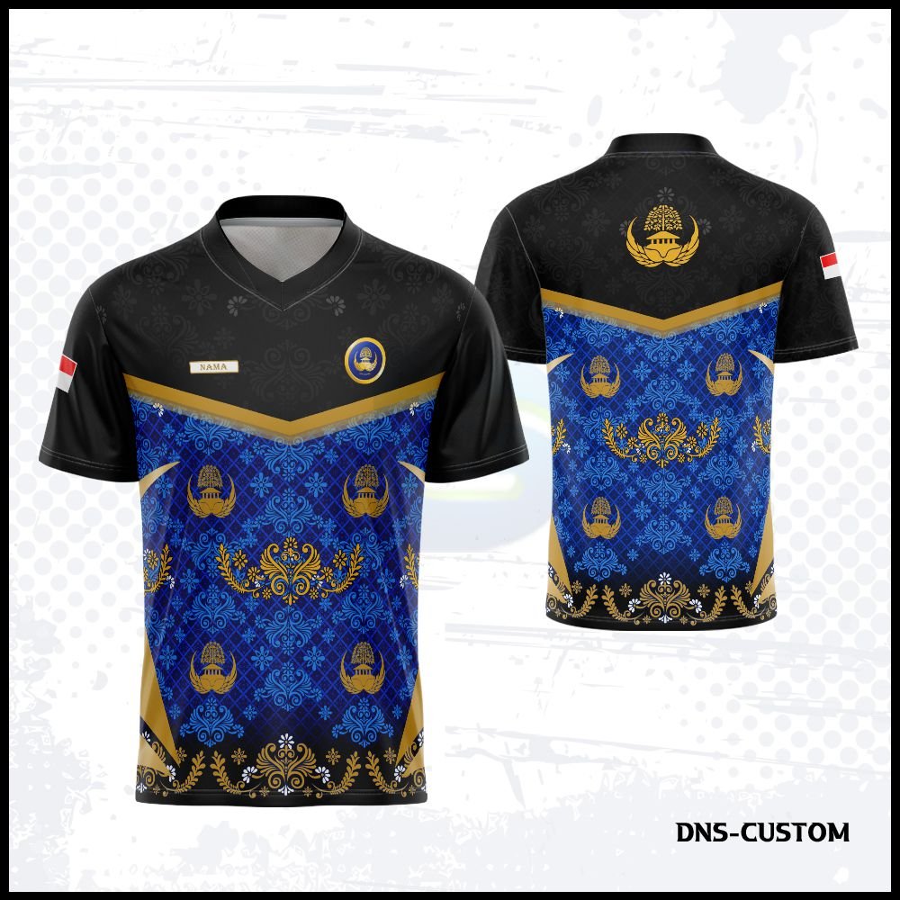 Short Sleeve Korpri Jersey / KORPRI Jersey Teacher Uniform ASN PNS Teacher Sportswear Full Print